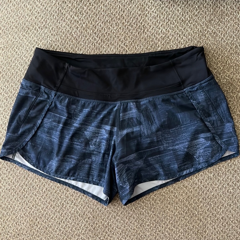 Lulu lemon 4in inseam workout shorts.